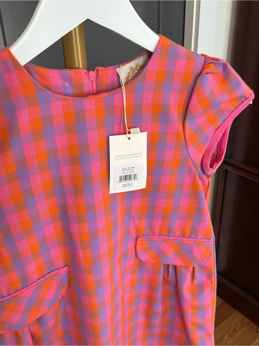 The Beaufort Bonnet Company Betts Bow Dress NWT - Size 8